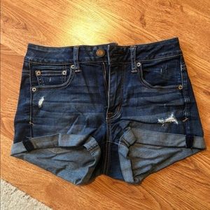 High waist American Eagle Denim shorts
